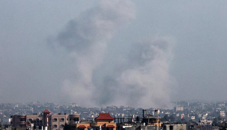Israel strikes south, central Gaza, as war enters 100th day